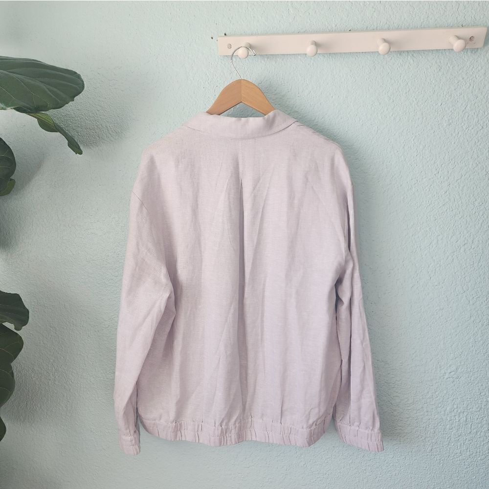B new york linen blend Eco easy jacket Coastal Minimalist - Picture 9 of 16